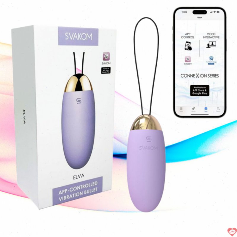 Trứng Rung Cao Cấp - Điều Khiển Qua Điện Thoại - Svakom ELVA App USA