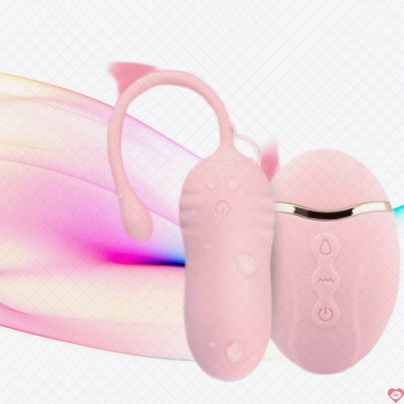 Trứng Rung Cao Cấp JIUUY: Rung - Lưỡi Liếm - Điều Khiển Từ Xa