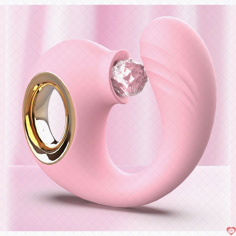 Trứng Rung Cao Cấp GC Dolphin 2 Đầu: Rung - Liếm