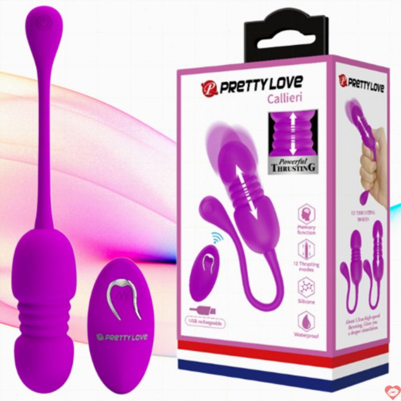 Trứng rung thụt điều khiển từ xa Prettylove Callieri EG30H
