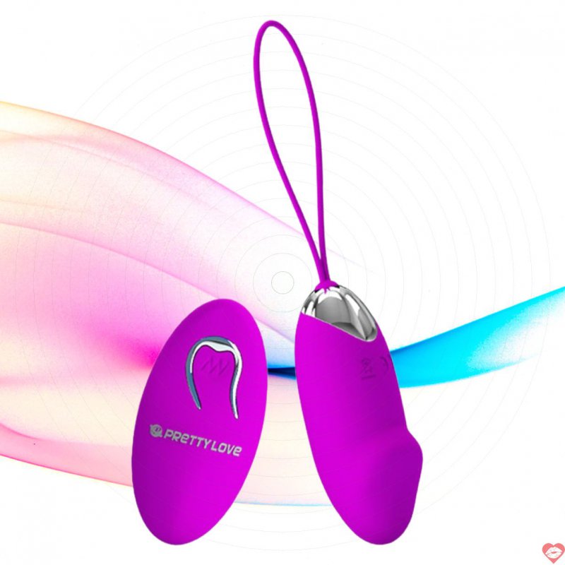 Trứng rung xoay 12 tần số siêu mạnh điều khiển xa Prettylove Julia EG30D
