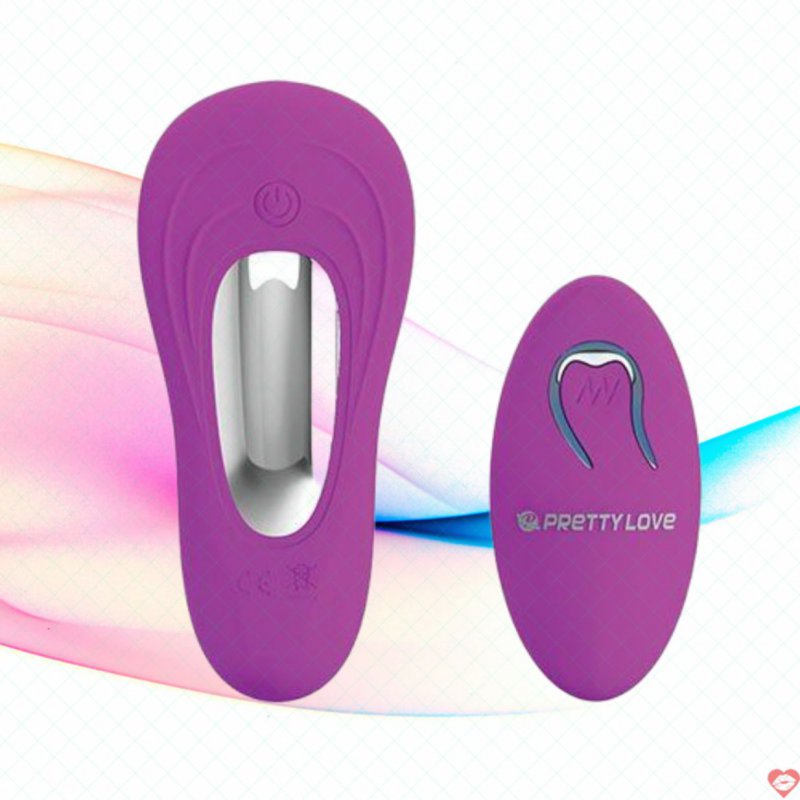 Dương vật vỏ sò rung đa điểm điều khiển từ xa Prettylove DC38G
