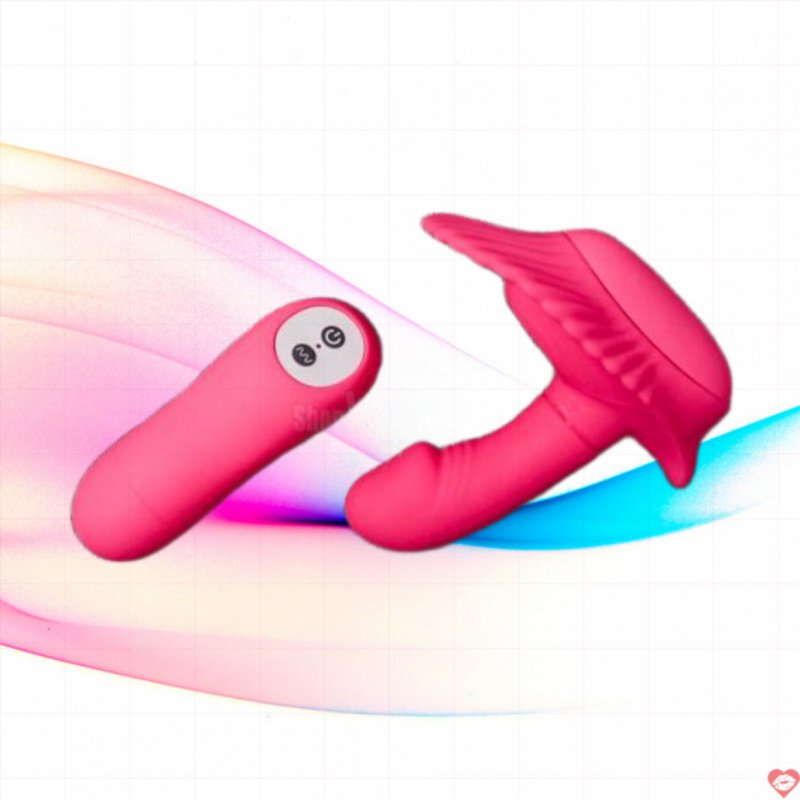 Quần lót rung gắn dương vật giả Prettylove – Dạng vỏ sò