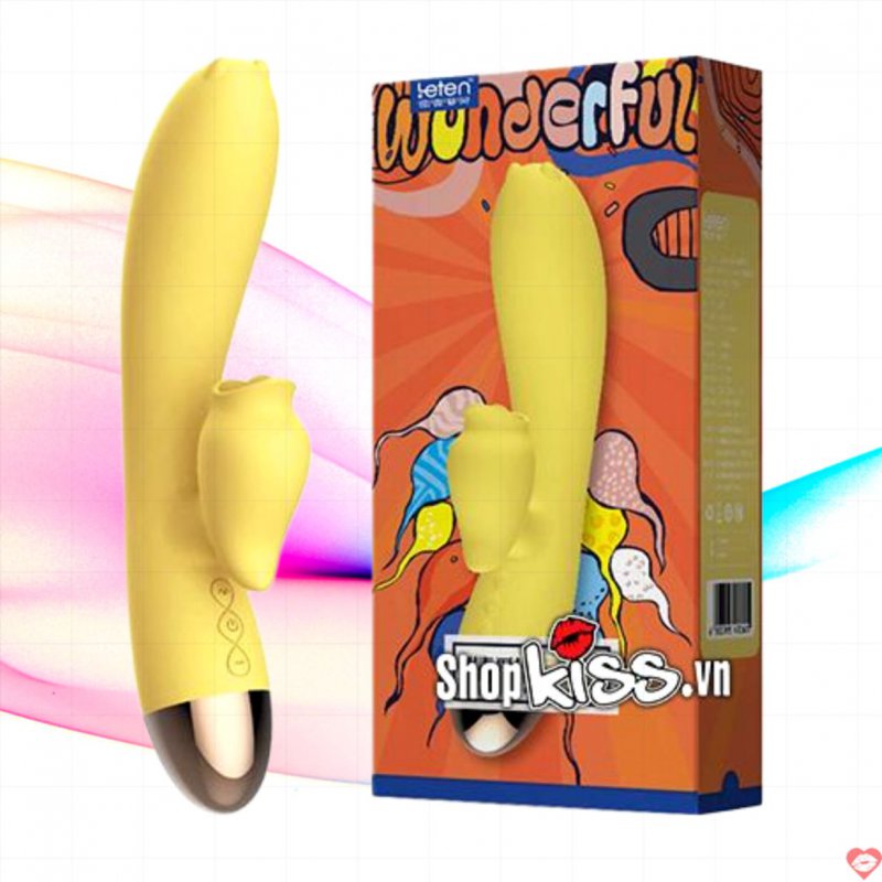 Dương vật rung có lưỡi liếm Leten Wonderful