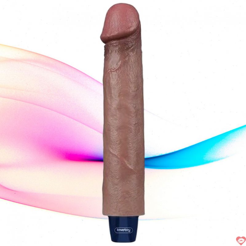 Dương vật giả có rung siêu kích thích Lovetoy Real Softee