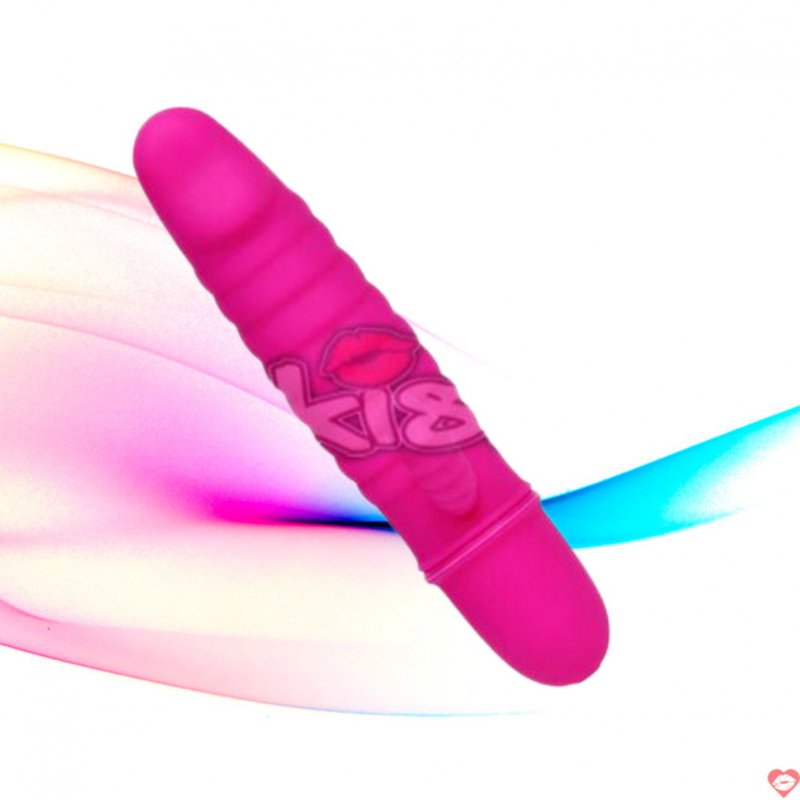 Dương vật giả mini silicone gân mềm siêu rung Prettylove ARND