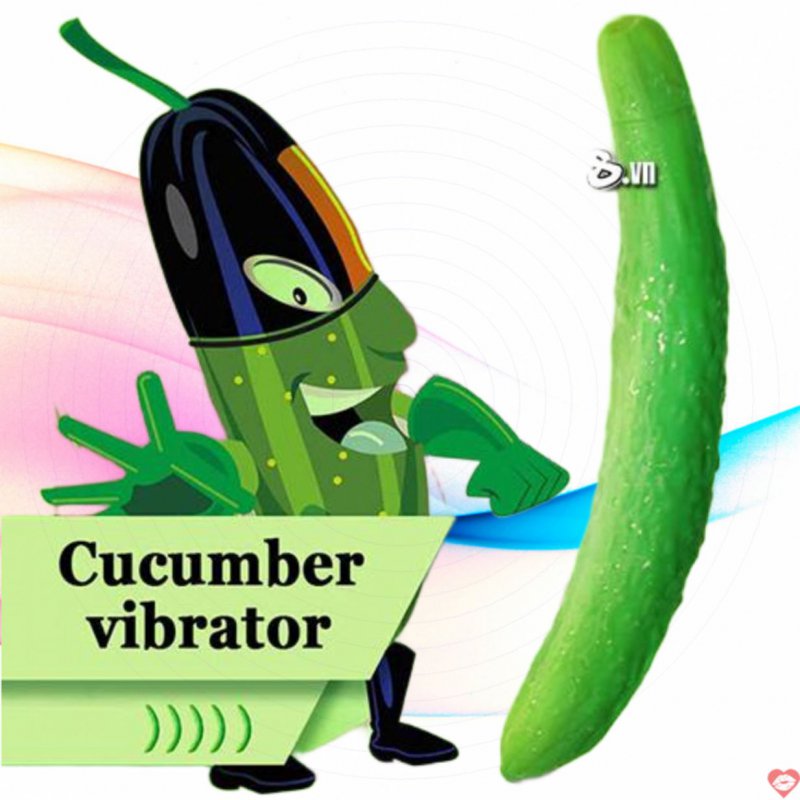 Dương vật giả dưa leo có rung Cucuber Wistone