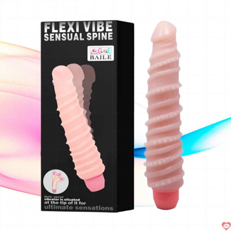 Dương vật giả Baile Flexi Vibe xoắn