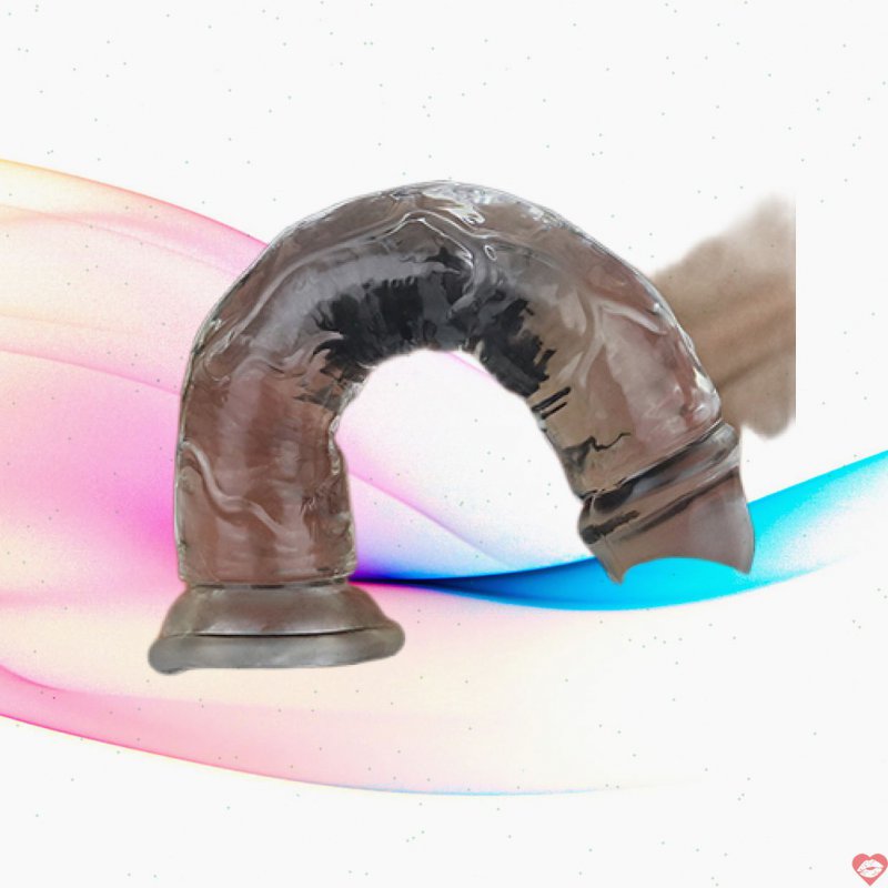 Lovetoy Flawless Clear 7 inch không bìu silicone mềm mịn