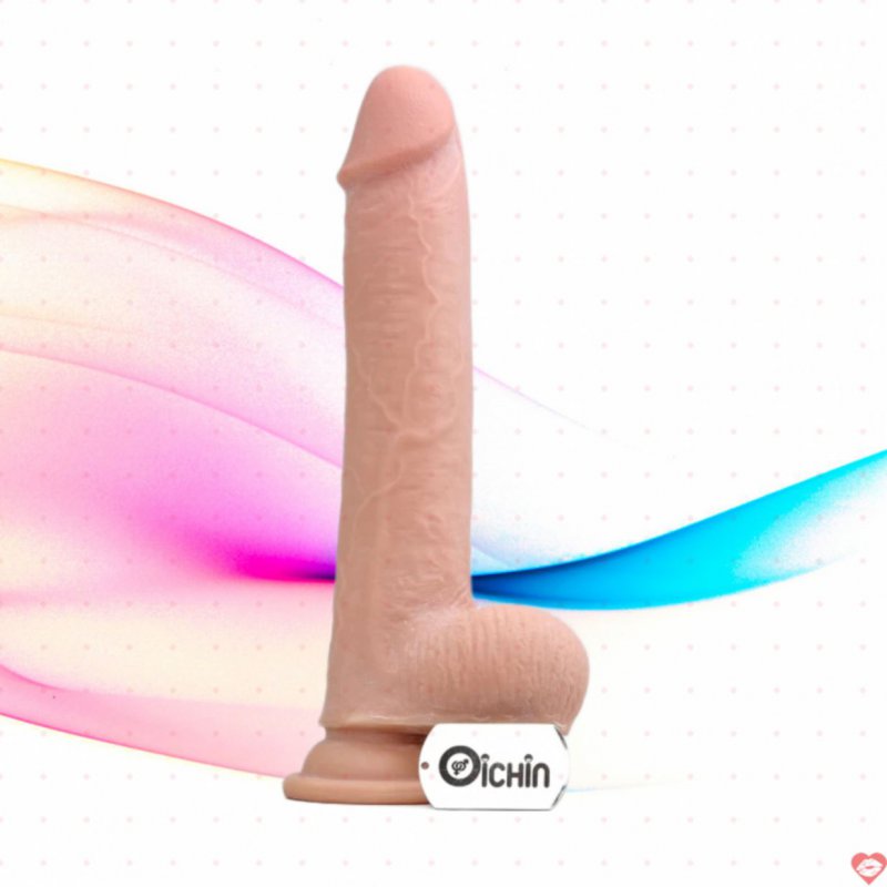 Lovetoy Sliding-Skin 9 inch gắn tường 2 lớp siêu mềm mịn