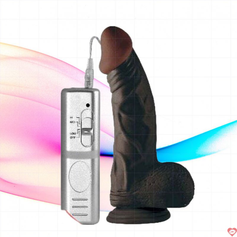Dương Vật Giả Đóng Tường Hiệu Lovetoy Với Nước Da Đen - SHP409