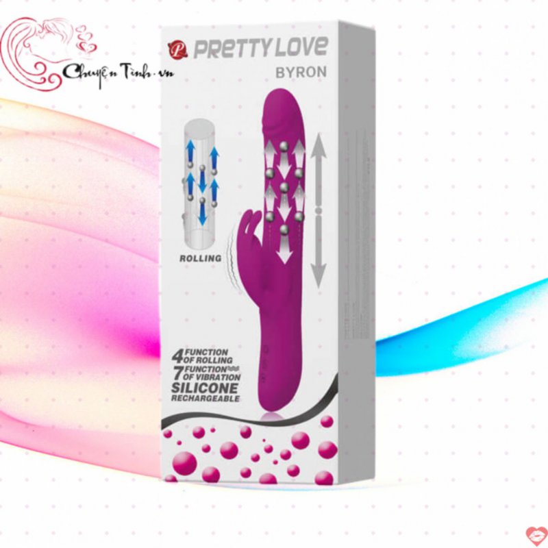 Dương vật Prettylove Byron Bi Rung Cuộn Trào Cảm Xúc