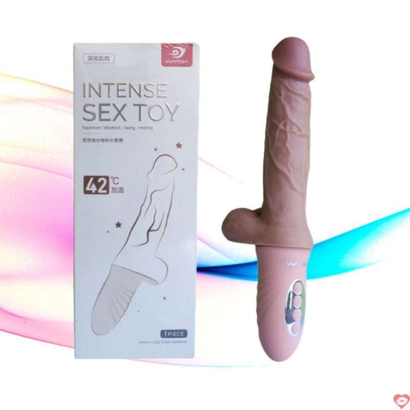 Dương Vật Giả YunMan INTENSE Rung Thụt Tỏa Nhiệt Cầm Tay