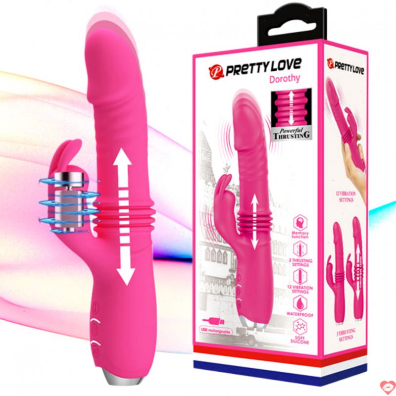Dương Vật Giả PrettyLove Dorothy Rung Thụt Có Nhánh Đa Chế Độ