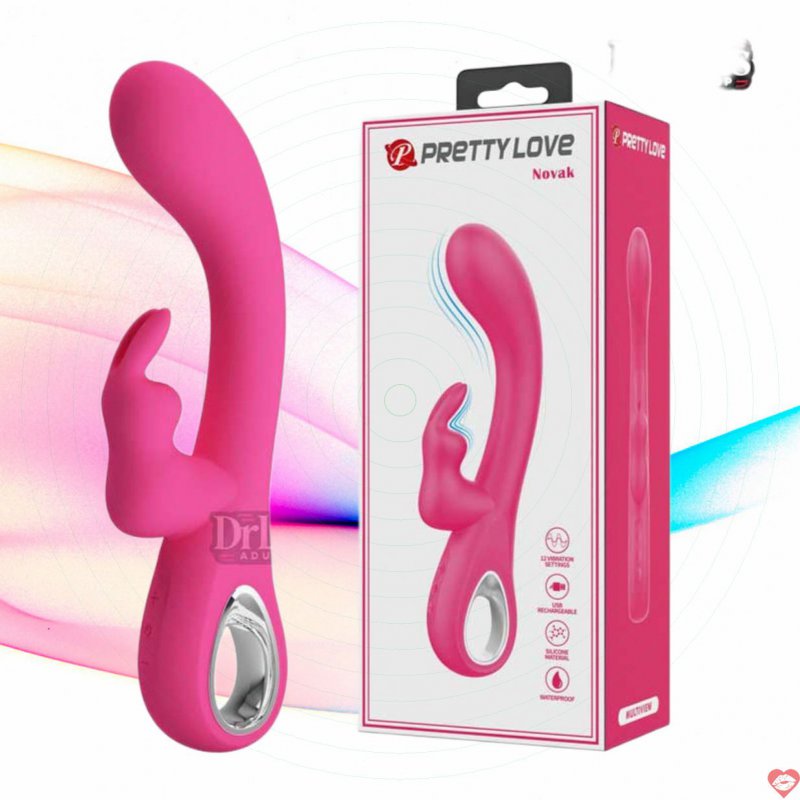 Máy Rung PrettyLove Navak 12 Chế Độ Thỏ Siêu Mạnh Mềm Mại 