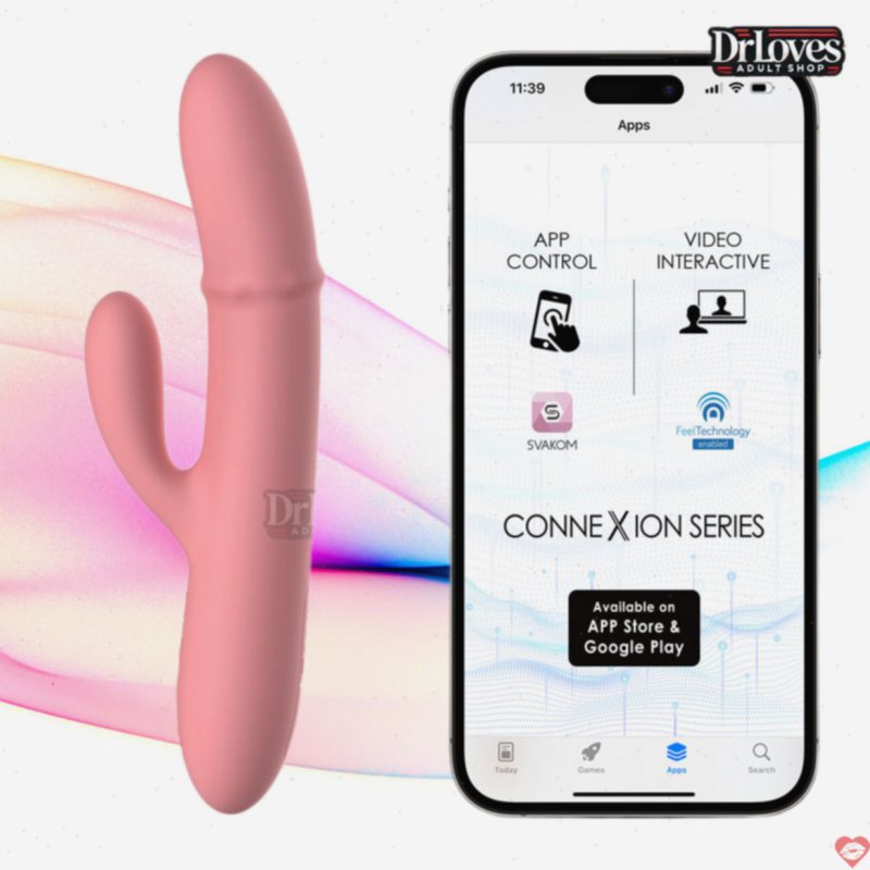 Dương Vật Giả Svakom Mora Neo Rung Nhánh + Bi Lăn
