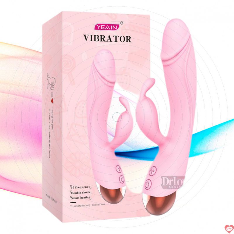 Dương Vật Giả Rung Thỏ Yeain 10 Chế Độ + Sưởi Ấm