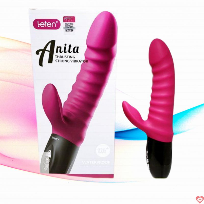 Dụng cụ hỗ trợ tình yêu cho nữ rung thụt mạnh tỏa nhiệt Leten Anita