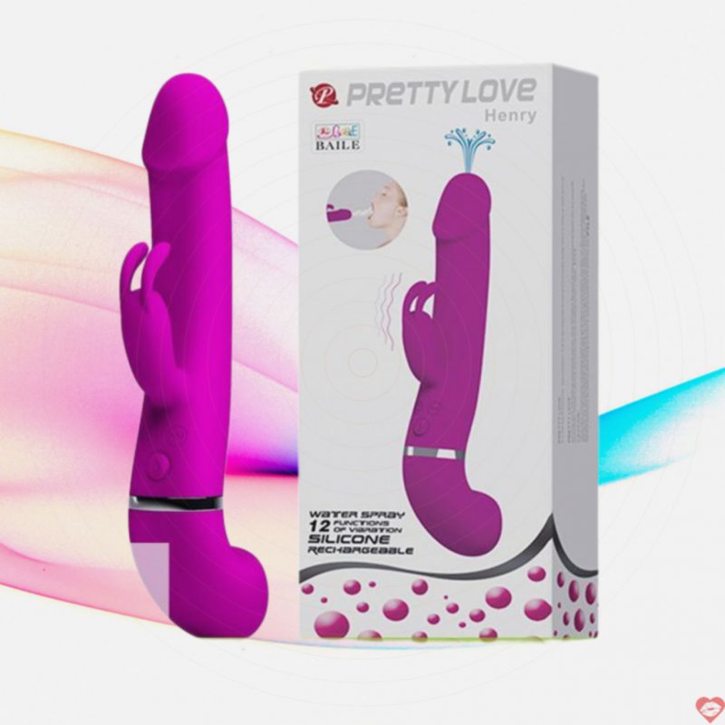 Dương vật giả phun nước Pretty Love Henry