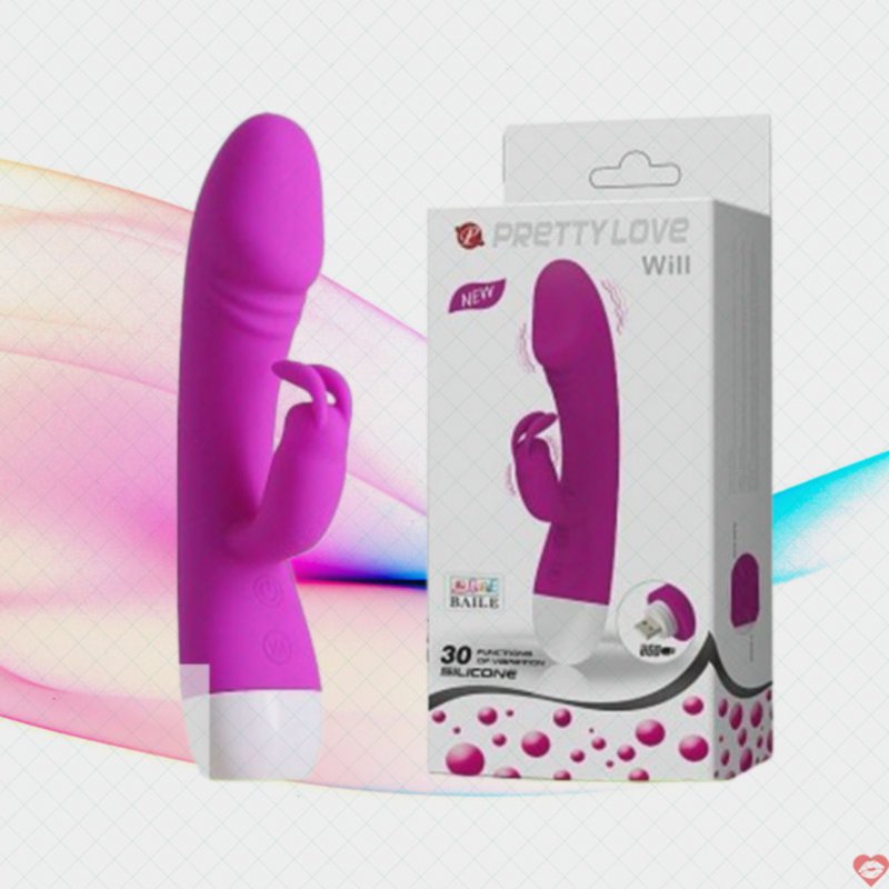 Dương vật giả massage sạc pin Pretty Love Will
