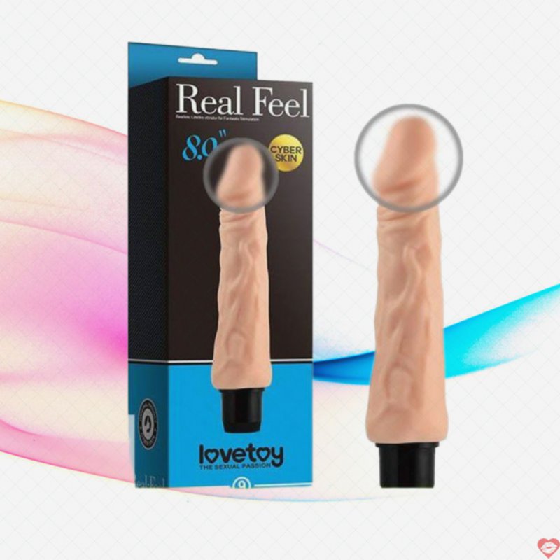 Dương vật giả giá rẻ siêu rung mền mịn như thật Lovetoy Real Feel