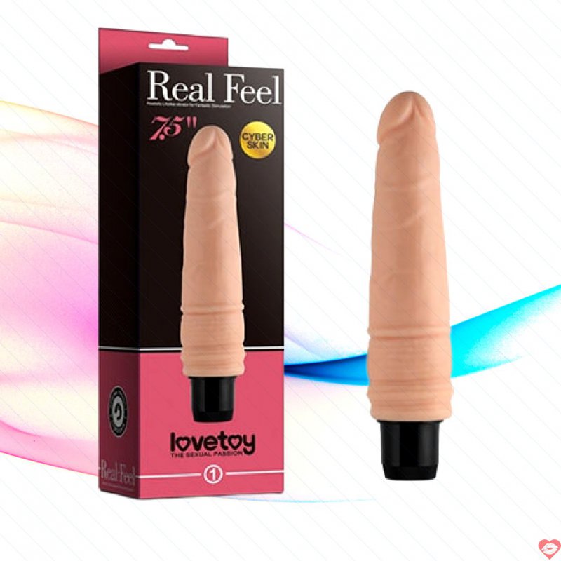 Dương vật giả Lovetoy Real Feel- mềm mịn như thật  rung kích thích