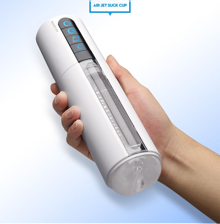 Máy bú mút dương vật tự động nhỏ gọn có sưởi ấm Air Jet