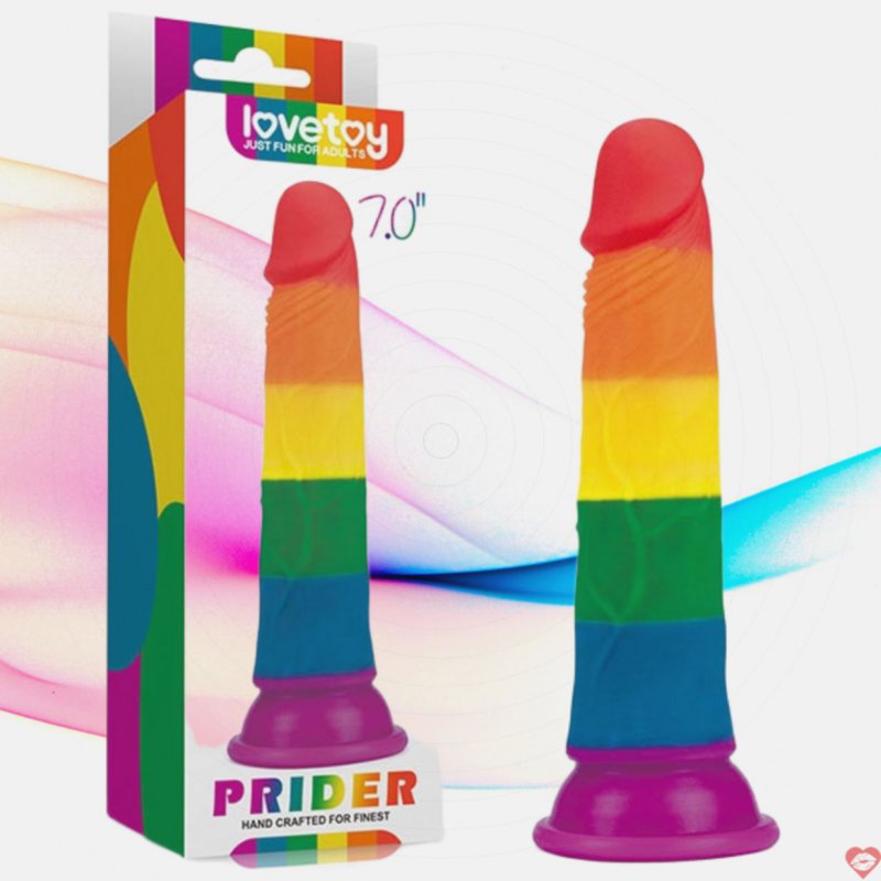 Dương vật giả đa sắc Lovetoy Prider 7