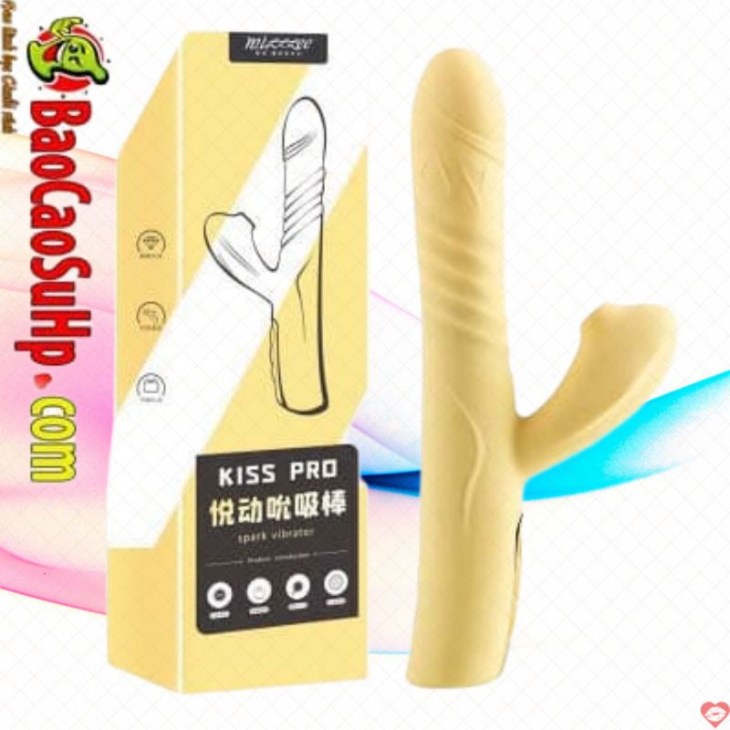 Dương vật giả cao cấp KissPro Mizzzee rung thụt hút 2020