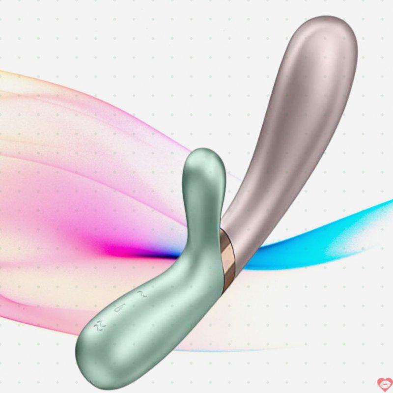 Dương vật giả USA Satisfyer – Hot Lover Warming Rabbit Vibrator with Bluetooth and App