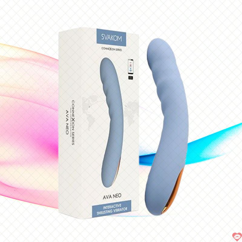 Dương Vật Giả Cao Cấp Rung Thụt Kích Thích Điểm G - Điều Khiển Qua Điện Thoại - Svakom Ava
