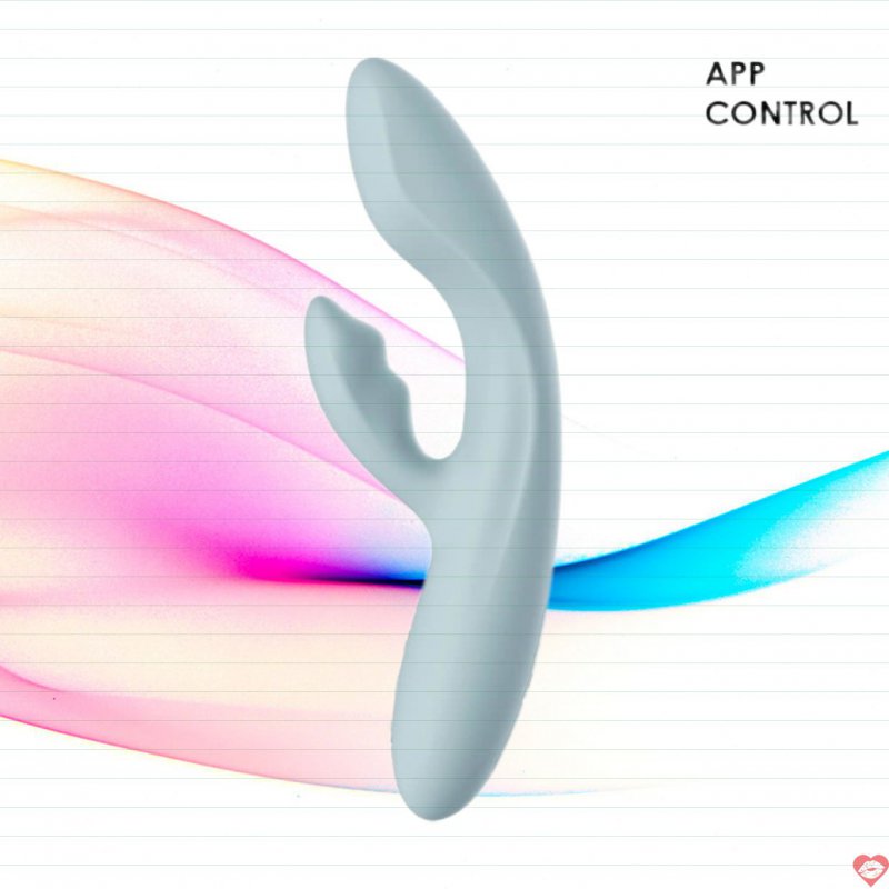 SVAKOM Chika sextoy điều khiển bằng App 2 nhánh rung sưởi ấm 38 độ C