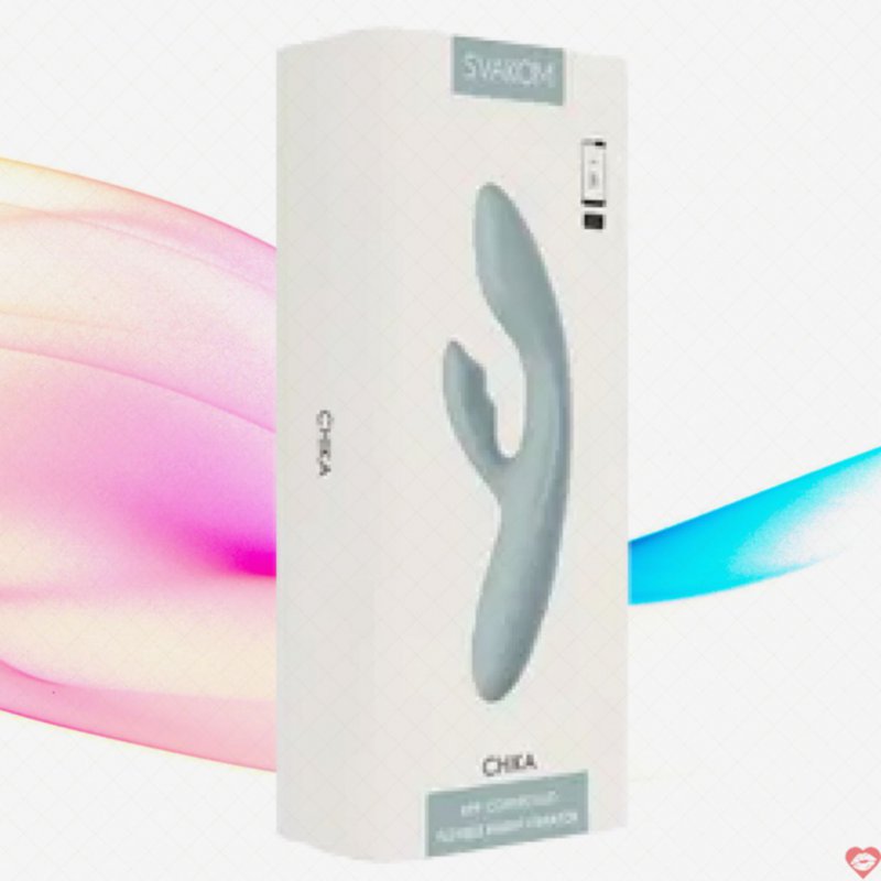 Dương Vật Giả Svakom Chika Rung 5 Tần Số Có Nhiệt Độ Điều Khiển Bằng App