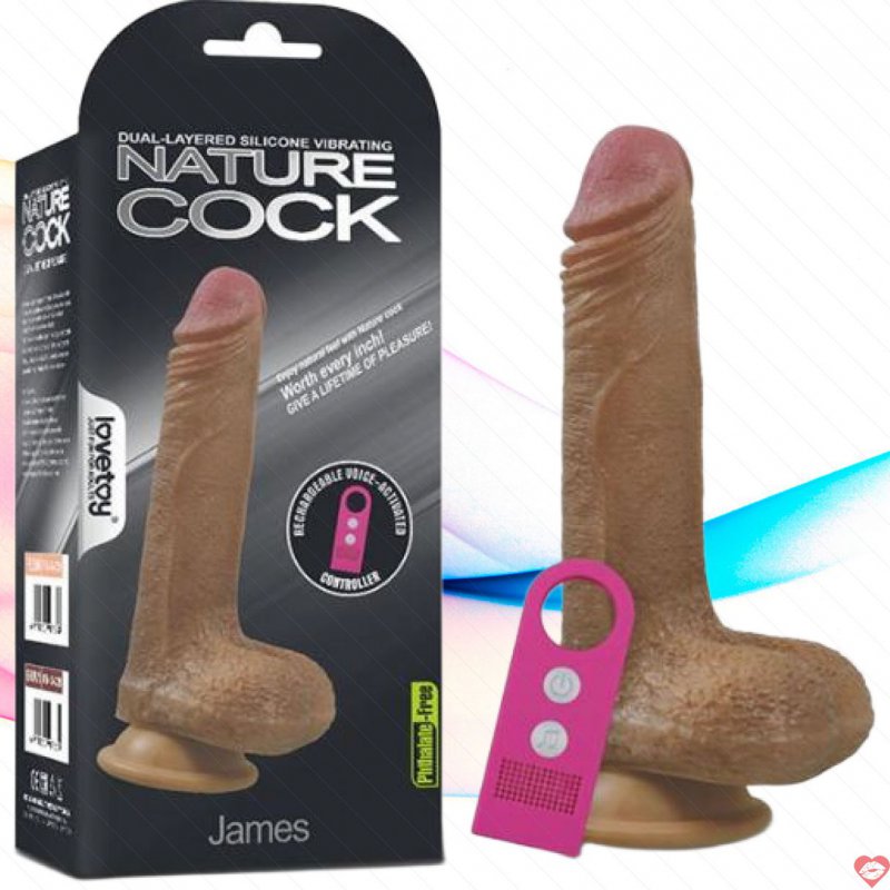 Dương Vật Giả Đế Hít - Rung Cảm Biến Lovetoy James