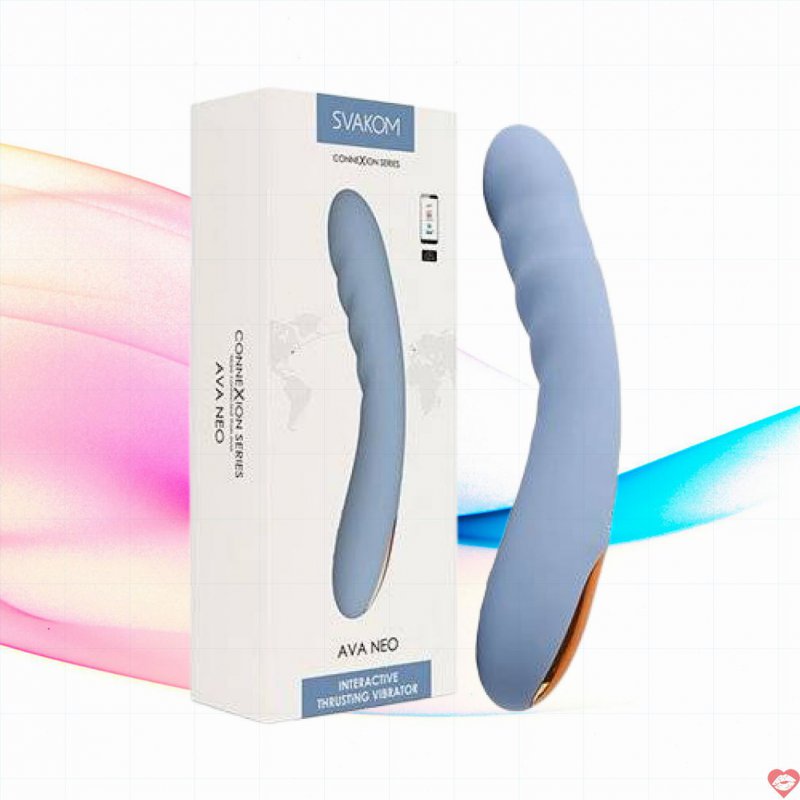 Svakom Ava Neo Dương Vật Giả Cao Cấp Rung Thụt Kích Thích Điểm G – Điều Khiển Qua Điện Thoại