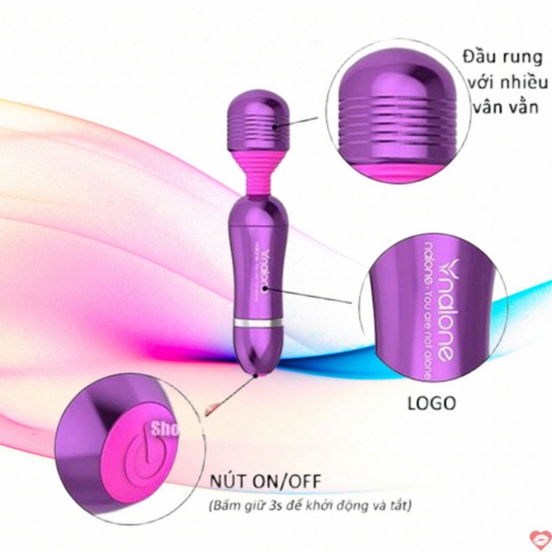 Chày rung mát xa mini cao cấp Nalone Roma