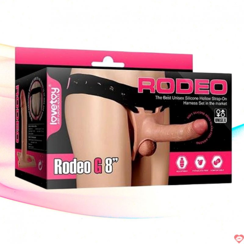 Dương vật dây đeo rỗng ruột – Thể hiện bản lĩnh phái mạnh Lovetoy Rodeo