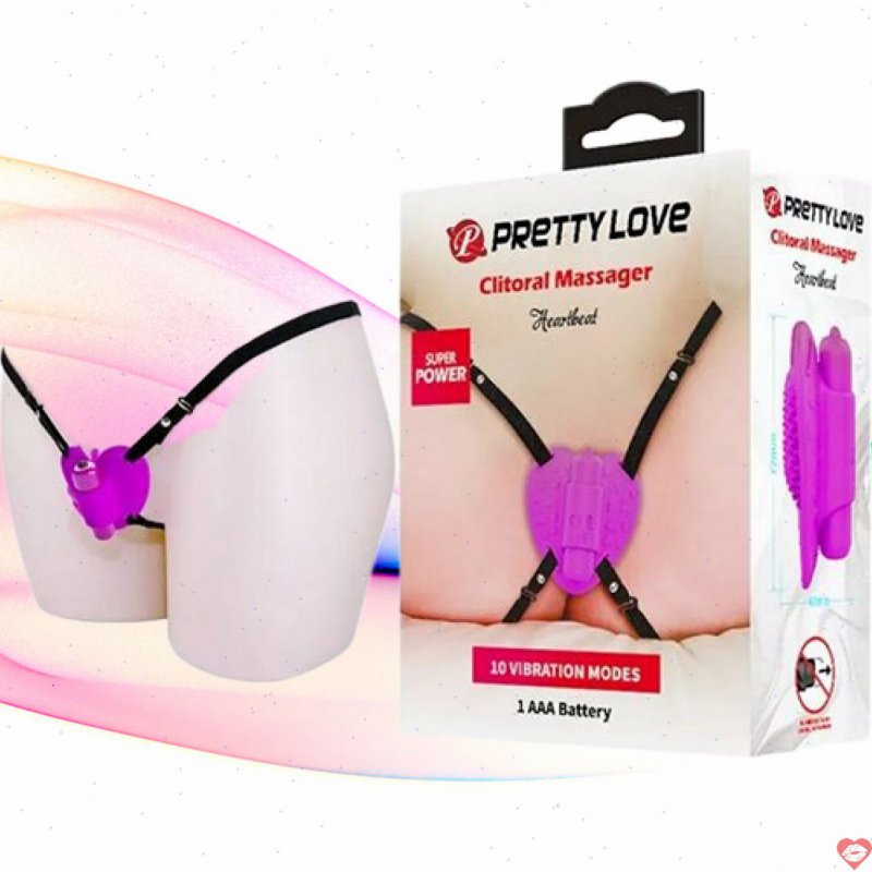 Trứng rung tình yêu gắn dây đeo Pretty Love Clitoral