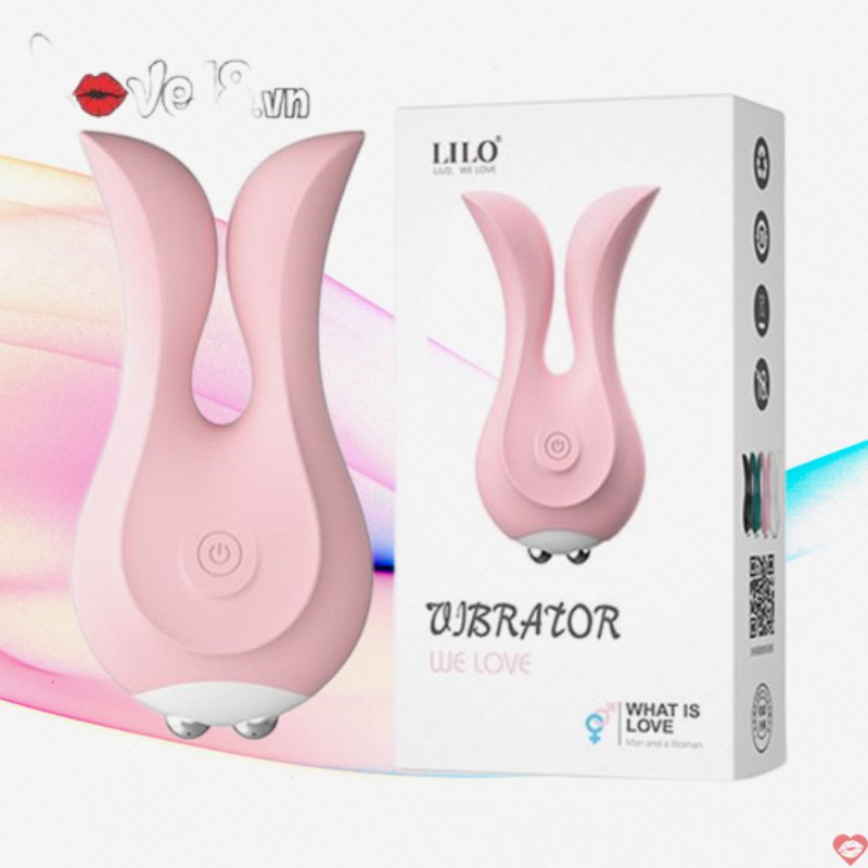 Máy rung massage âm vật và âm đạo hình tai thỏ Lilo
