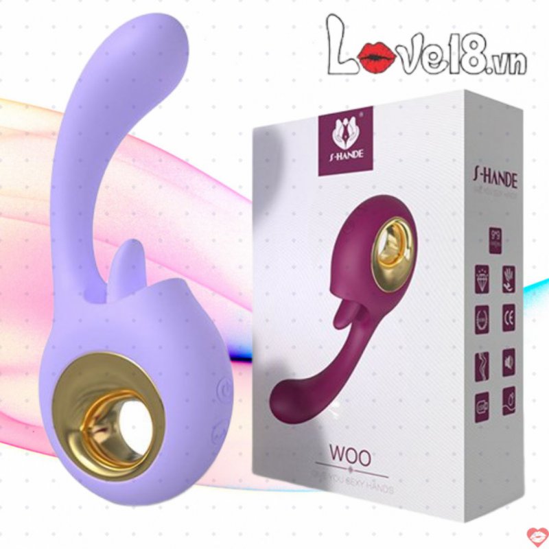 Máy rung kích thích điểm G và âm vật S-Hande Woo