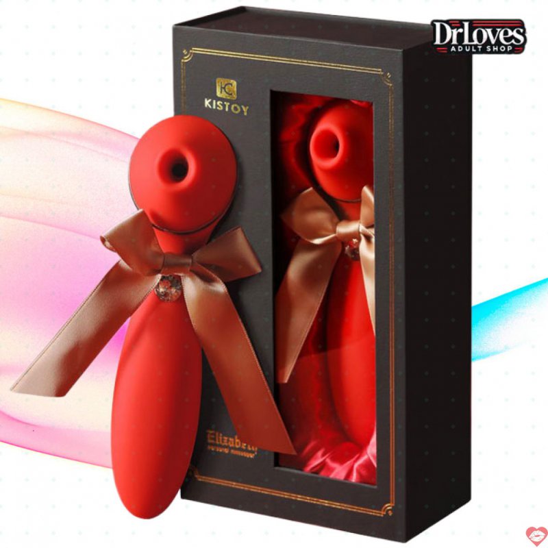 Máy Rung Hút Massage Kisstoy Elizabeth 2in1 Cao Cấp