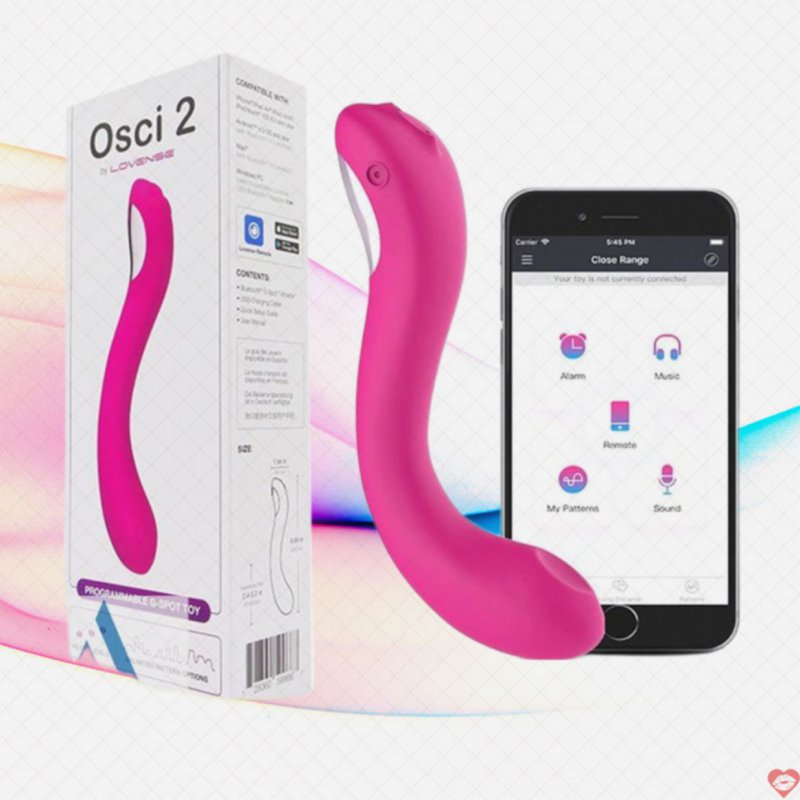 Lovense Osci 2 Máy rung điểm G cao cấp điều khiển bằng smartphone
