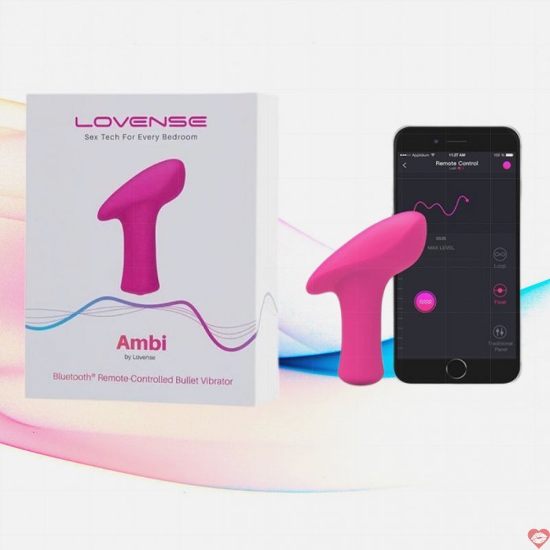 Lovense Ambi sex toy mini cao cấp cho nữ điều khiển từ xa bằng điện thoại