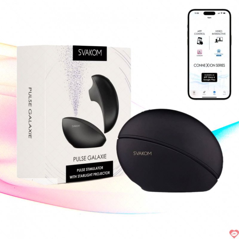 Svakom Pulse Galaxie máy hút AV kết nối App có đèn chiếu trang trí