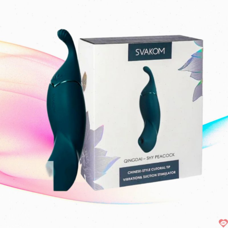 Svakom Qingdai Shy Peacock máy tự sướng rung hút cho nữ