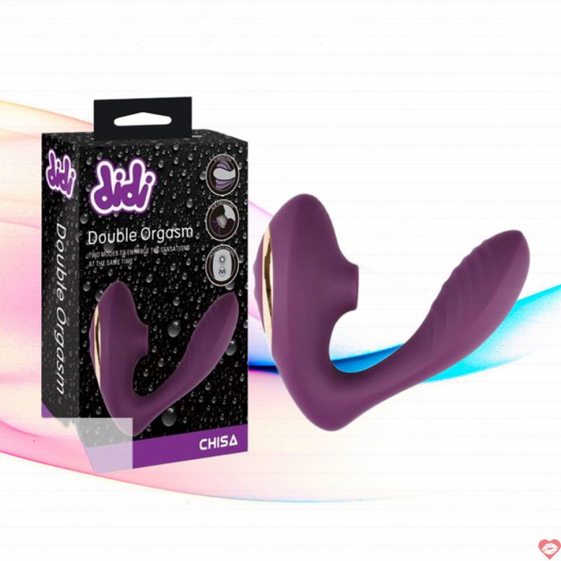Máy rung sextoy bú mút âm vật Didi Double Orgasm