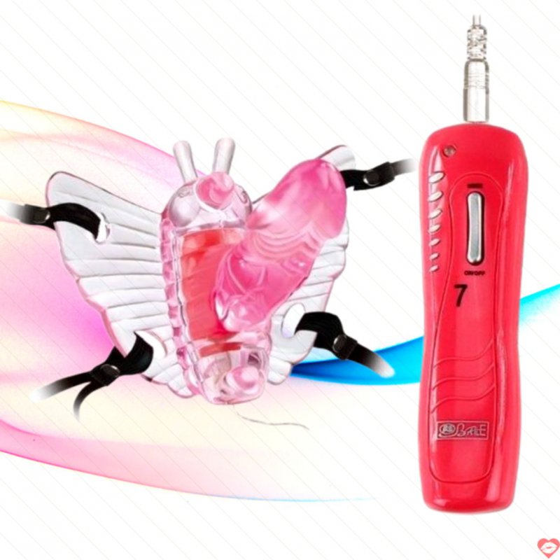 Máy rung vùng kín có dây đeo Pretty Love Butterfly Mini