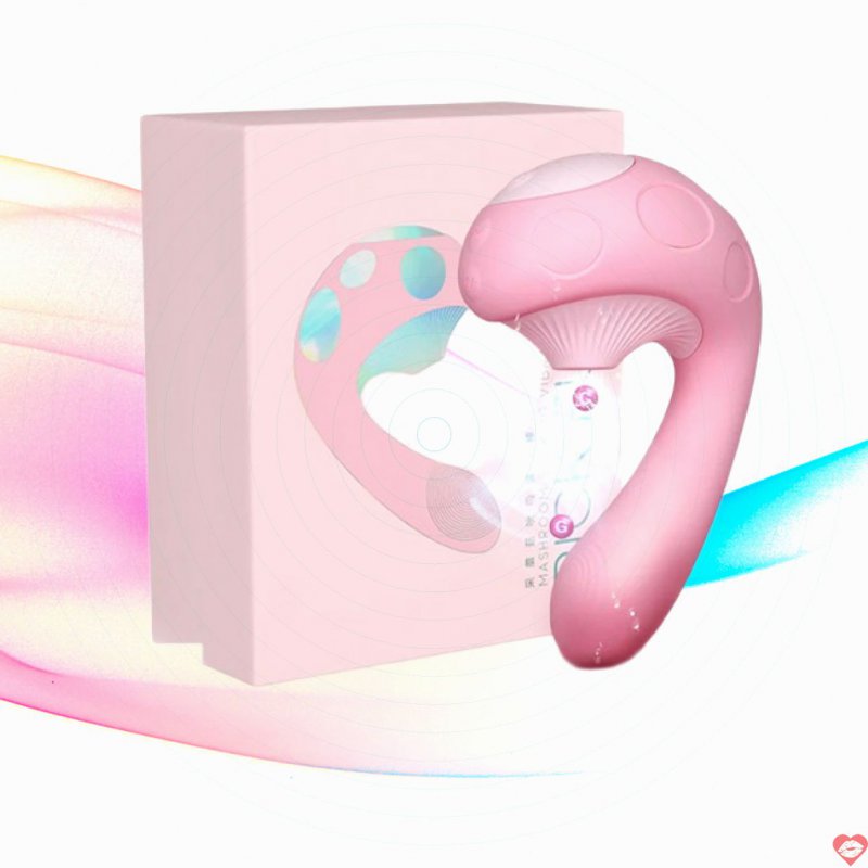 Máy rung tình dục 2 đầu cho nữ có hút và sưởi ấm Leten Pick Fun