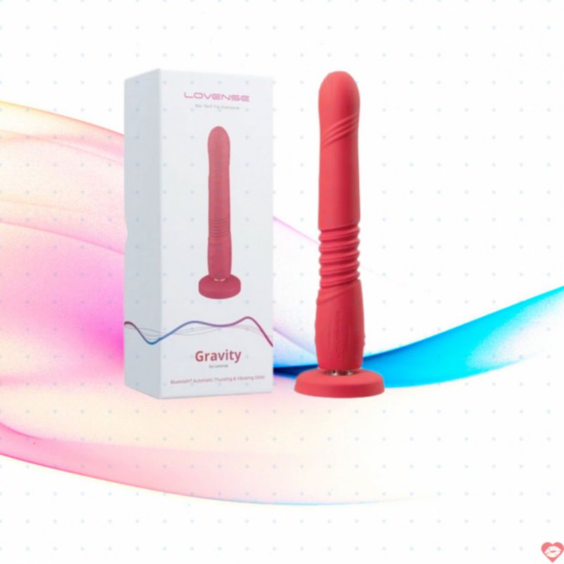 Dương vật giả gắn tường rung thụt Lovense Gravity