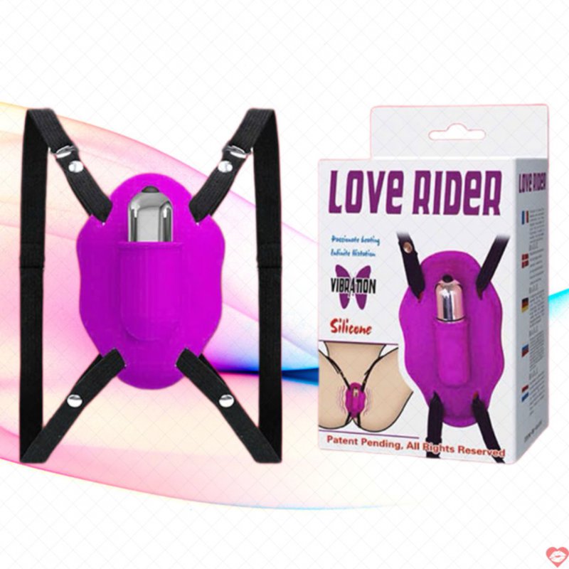 Máy rung có dây đeo kích thích vùng kín Love Rider 10 tần số